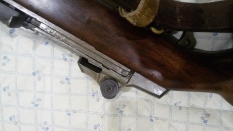 Garand fabricado en el año 1942 por springfield, se acompaña con bayoneta larga (desconozco si es original), 11