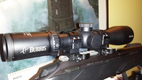 VENDO VISOR BURRIS MTAC 1,5-6X42 BALLISTIC CQ 7,62 MATTE BLACK. TIENE RETICULA ILUMMINADA ESPECIFICA PARA 00