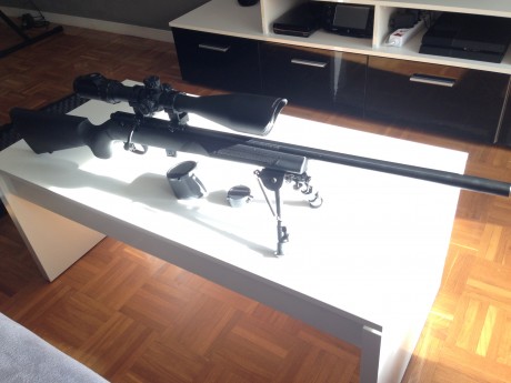 Buenos dias, pongo a la venta mi carabina MARLIN xt 22 vr y visor por no utilizar. Solo a disparado 300 00