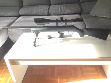 Buenos dias, pongo a la venta mi carabina MARLIN xt 22 vr y visor por no utilizar. Solo a disparado 300 12