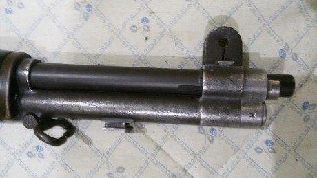 Garand fabricado en el año 1942 por springfield, se acompaña con bayoneta larga (desconozco si es original), 80