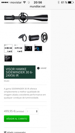 pongo en venta este visor que no ha salido si quiera de su caja, adquirido hace 15 dias en "mundilar". 40