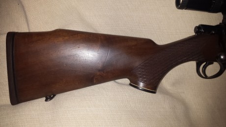 vendo un sako calibre 7mm REM MAG  , con monturas apel y visor zeiss diavari 3-12x56 , con grabados en 12