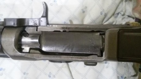 Garand fabricado en el año 1942 por springfield, se acompaña con bayoneta larga (desconozco si es original), 32