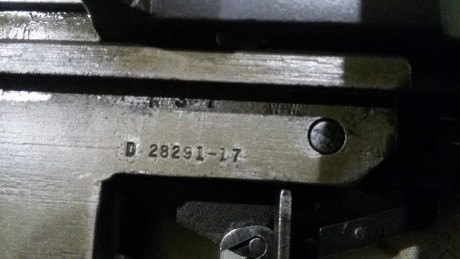 Garand fabricado en el año 1942 por springfield, se acompaña con bayoneta larga (desconozco si es original), 22