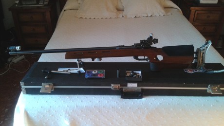 Buenas a todos:

Carabina Anschutz con cañón seleccionado Super Mach 54.

Cañón Seleccionado, Diopter, 41