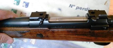 Sako del modelo anterior al 75, cal 30-06,cerrojo a 90º, cargador 5+1, extractor pasivo, bases Leupold 20