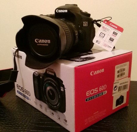 Buenas a todos;
Vendo cámara Canon Eos 60D. En estado impecable ya que ha sido usada muy poco y ha estado 02