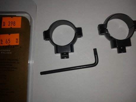 vendo anillas leupold 26  medias ,me parece ,precio 30€ . 00