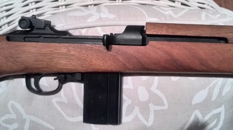 Hola buenas.pongo a la venta mi m1 carabina del calibre 30. el arma esta impecable y muy poco usada. Tiene 20