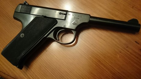 Hola a todos.

Pongo a la venta una Norinco 93 (réplica de la Colt Woodsman) comprada este año y con apenas 00