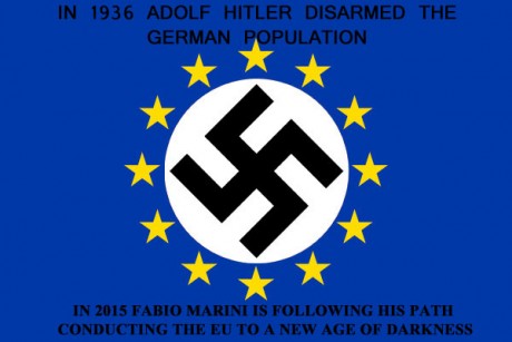 No sé si estais al tanto de esta noticia:

https://ukshootingnews.wordpress.com/2015/11/17/the-eu-will-publish-a-total-semi-auto-rifle-ban-proposal-tomorrow/

Pero 100