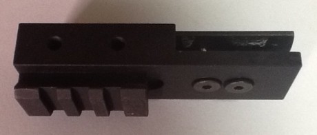 HOLA

SE VENDE ADAPTADOR  DE BIPODE PARA SAKO TRG,CON EL SE PUEDE MONTAR CUALQUIER TIPO DE BIPODE EN LOS 00