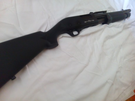 hola,vendo escopeta stinger tactical de 38cm,con culata plegable y otra normal,no ha tirado ni una caja 72