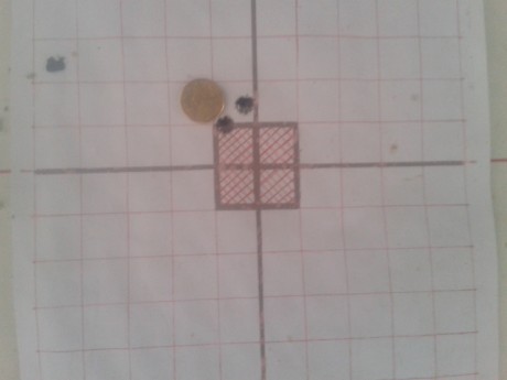 Bueno, pues os cuento.
Aprovechando que tuve que poner el  rifle a tiro tras la caída del otro día, le 100
