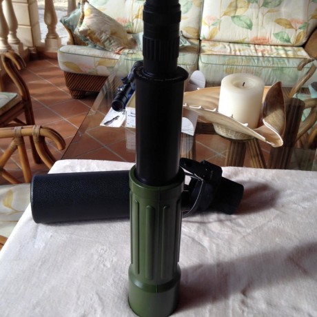 Vendo telescopio marca Optolyth alemán de 20-60 x 70 de ocular, ideal para rececho completamente nuevo 12