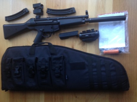 Se vende carabina del 22 lr. GSG 5.
El arma tiene algo más de dos mil disparos y su estado es muy bueno.
Se 00