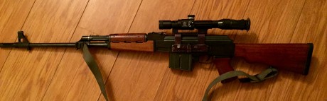 Vendo Zastava m76, fusil de tirador selecto de la antigua yugoeslavia fabricado por Zastava con unas calidades 01