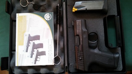 Hola, vendo pistola Taurus modelo PT 111 PRO MILLENIUM, 
detalles:

Marca: TAURUS
Modelo: PT 111 PRO MILENIUM
Calibre: 01