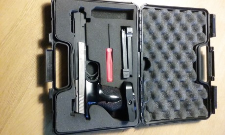 400€ + portes
Hammerli Xesse sport cal 22 en optimo estado, contrapeso original de acero 100 gms. muy 01