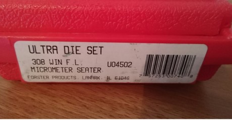 Vendo dies forster 308w en perfecto estado!! 

150eur + portes 
(Rebajado a 125eur)

 :clint:

Vendido!!! 10