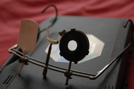 Hola, por abandono del tiro olimpico vendo Gafas de tiro Knoblock  ,parche,diopter ,llave y caja original 01