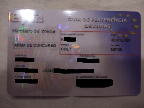 Buenas noches:

Necesito saber si el ICAE tiene autorizada la compra y el uso de munición del 38 Spl a 120