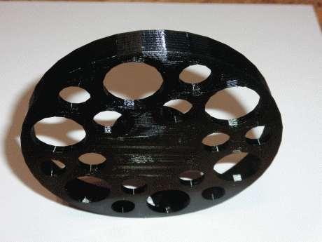 Buenas tardes, 

Vendo ruedas de paralaje de hasta 120mm realizadas en material plástico con impresora 01