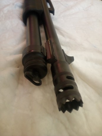 hola,vendo escopeta stinger tactical de 38cm,con culata plegable y otra normal,no ha tirado ni una caja 91