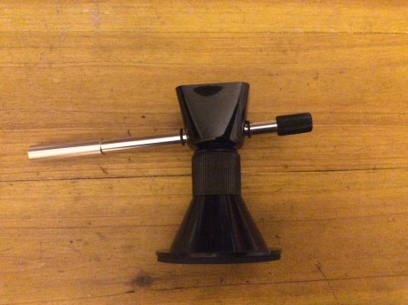 Graneador ajustable en altura,base pesada para evitar que se mueva, extensión de tubo para usar en básculas 01