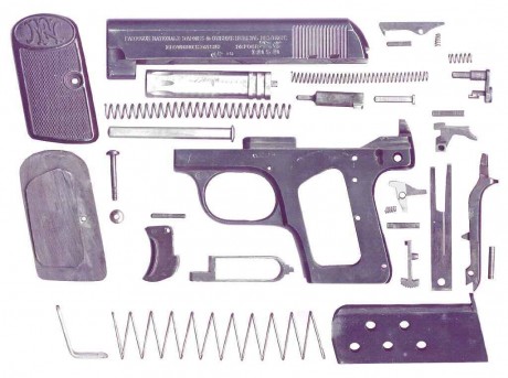 Hola a todos
vendo recambios de pistolas FN , de modelos ;
 FN-1900 ( 7,65 ) 
 FN-1906 ( cal 6,35 ) 
 21