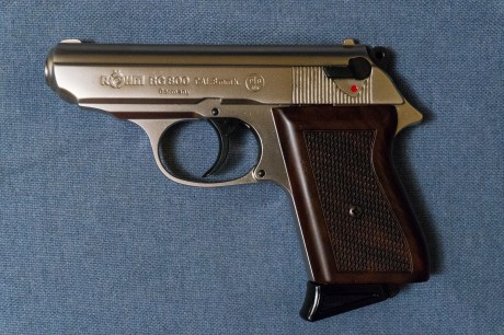   REGALADA!. YA NO ESTA A LA VENTA  
Detonadora Rohm RG800 8mm K. Acabado Niquel original de fábrica (no 00