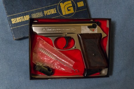   REGALADA!. YA NO ESTA A LA VENTA  
Detonadora Rohm RG800 8mm K. Acabado Niquel original de fábrica (no 21