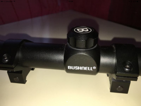 Hola, vendo un visor Bushnell 3-9x40, tubo de 1", 1/4 MOA, retícula Multi-X, es el de serie de un 02