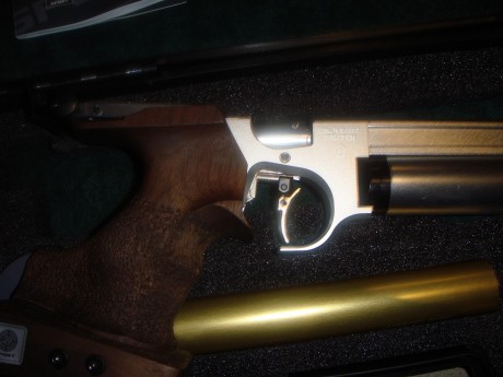 Hola estou vendendo minha Steyr LP10 com cacha tamanho L, com botijas de 2014, posso enviar fotos por 02