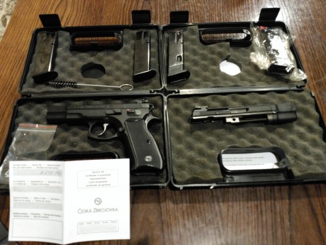Buenas tardes compañeros:
Se vende pistola cz 85 Combat sin apenas uso, soy su primer propietario, se 02