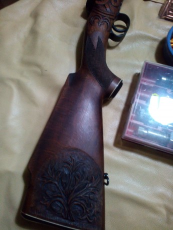 Vendo Carl Gustaf tuneado con culata de caza con grabados
dies de recarga marca lee
100 vainas ppu de 01