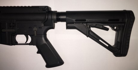 Se vende este magnífico AR15 (BUSHMASTER M4) en calibre 6.8 SPC II, con cañón de 12.5", con mira 20