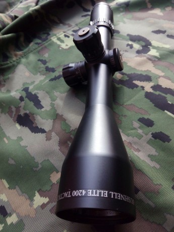 Vendo visor Bushnell élite 4200 tactical, reticula mildot 6-24x50 en perfecto estado,tiene una luminosidad 11