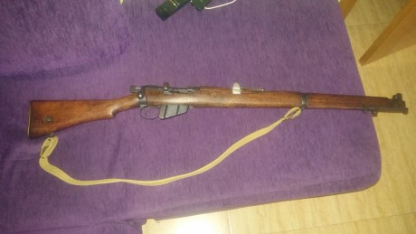 Vendo fusil enfield 1917 cal.303 british.todo original.funciona perfectamente.vendo por 500e o cambio 00