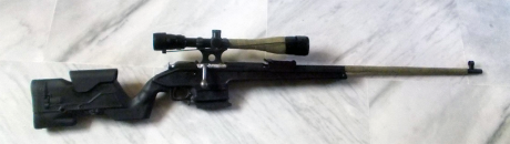 Hola, pues he vendido el Mosin y me queda la culata Arcángel y las monturas para visor. La culata esta 02