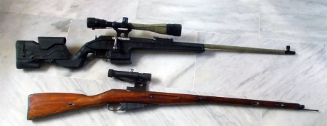 Hola, pues he vendido el Mosin y me queda la culata Arcángel y las monturas para visor. La culata esta 01