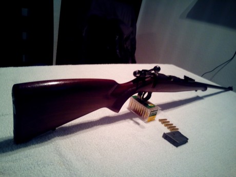 Saludos! 
Vendo carabina Ceska 452 del .22 Magnum. 
Se puede ver y probar en Valencia. Pido 300,00€
La 02