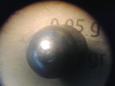 Hola he aumentado los balines 20 veces y aunque la calidad de la imagen no es la mas apropiada, nos da 100