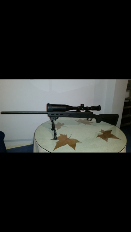 Remington 700sps con visor Leapers 8-32 x 56 accushot SWAT Mil dot,  bipode rock Mountain de 6" - 02