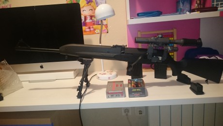 Buenas tardes compañeros, para hacer caja para una nueva adquisicion, vendo este rifle Saiga .307 de los 01