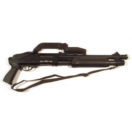 Se vende escopeta Stinger Tactical con culata táctica y pistolete y con culata normal. (Intercambiable)

Capacidad 01