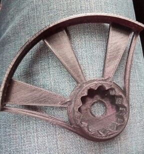 Buenas tardes, 

Vendo ruedas de paralaje de hasta 120mm realizadas en material plástico con impresora 171
