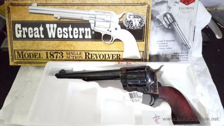 Descripción
Revolver pietta model 1873 single action. cal. 45lc longitud  7″1/2 (190mm) . tambor de 6 00