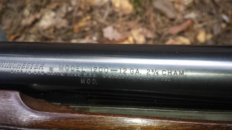Buenos dias compañetos
Tengo una duda con una escopeta wlnchester de corredera modelo 1200 que es de mi 00